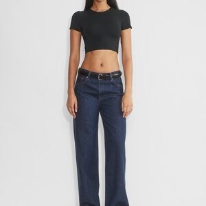 Babaton Black Crop Top